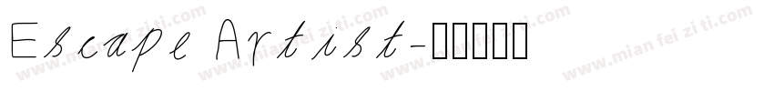 Escape Artist字体转换